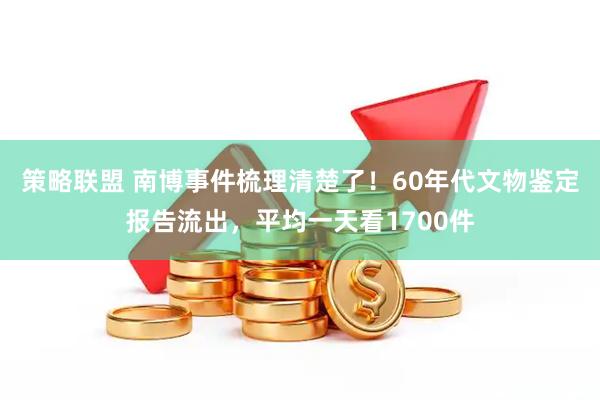 策略联盟 南博事件梳理清楚了！60年代文物鉴定报告流出，平均一天看1700件
