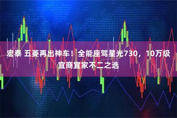 宏泰 五菱再出神车！全能座驾星光730，10万级宜商宜家不二之选